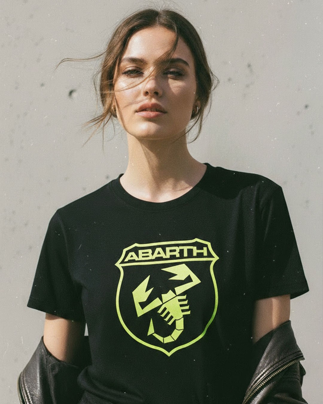 T-Shirt giallo acido Scorpion logo