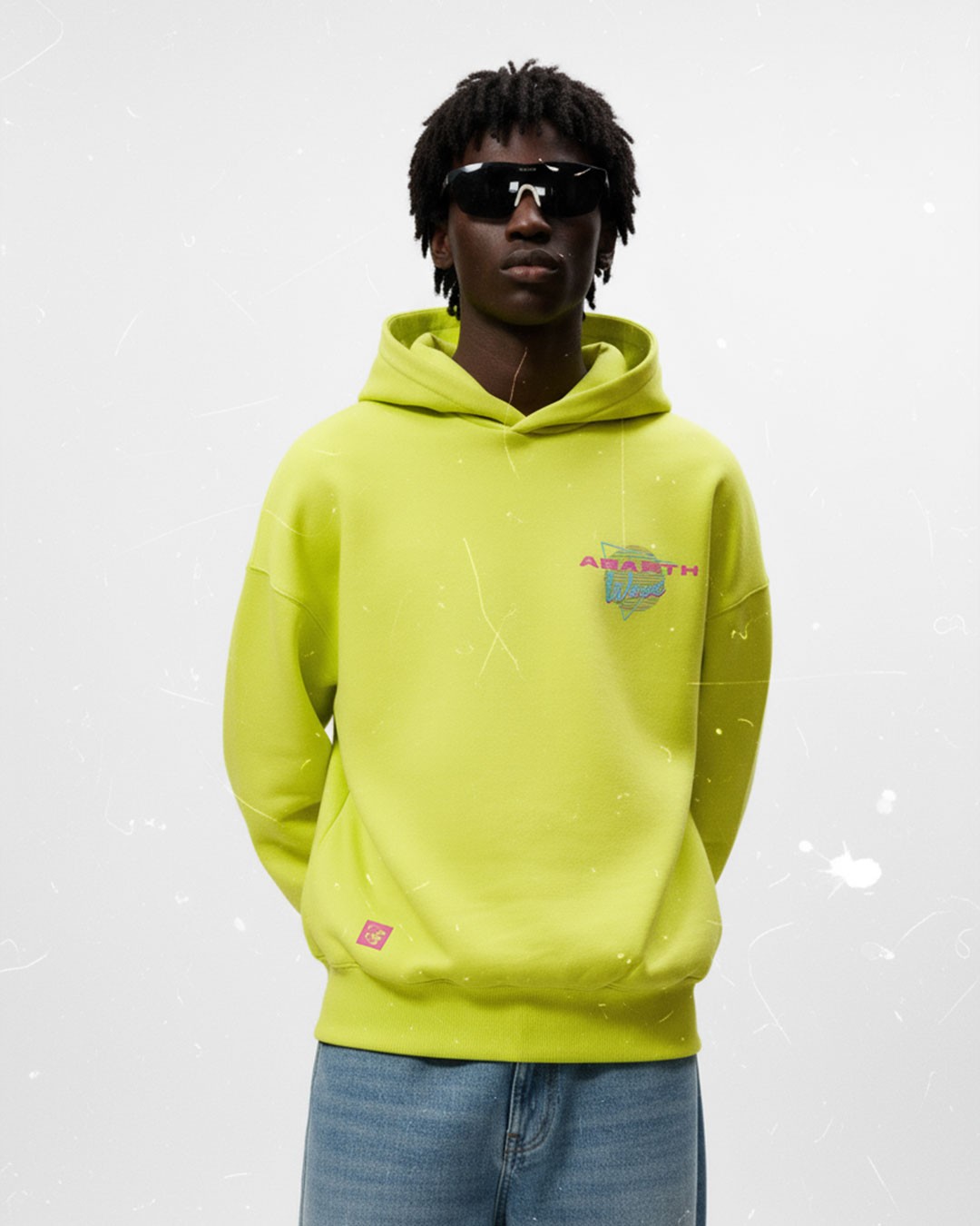 Felpa Wave con cappuccio