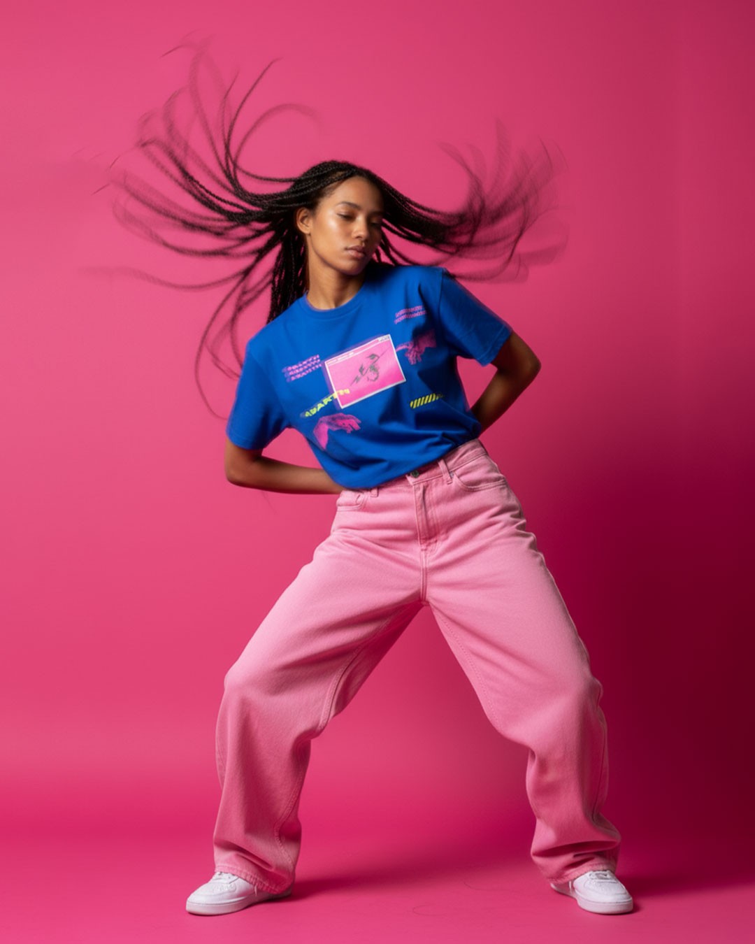 A/R Graphic T-Shirt Blu